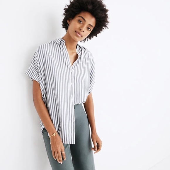 Madewell Tops - Madewell central shirt in Ballard stripes collared